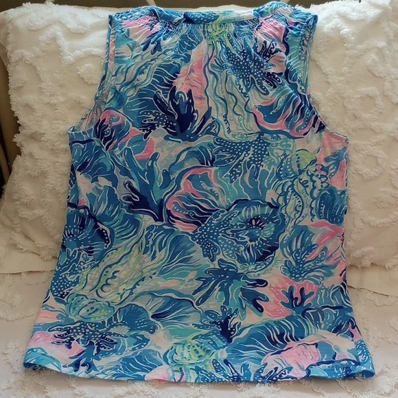 Lilly Pulitzer Essie Sleeveless Top - Picture 2 of 6